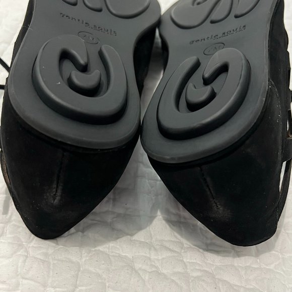 KENNETH COLE x Gentle Souls Black Lace-Up Sandals - Size 7 - NEW! - Picture 7 of 9